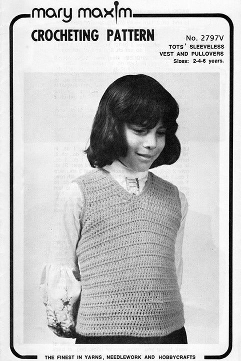 Tot Sleeveless Vest and Pullovers Pattern
