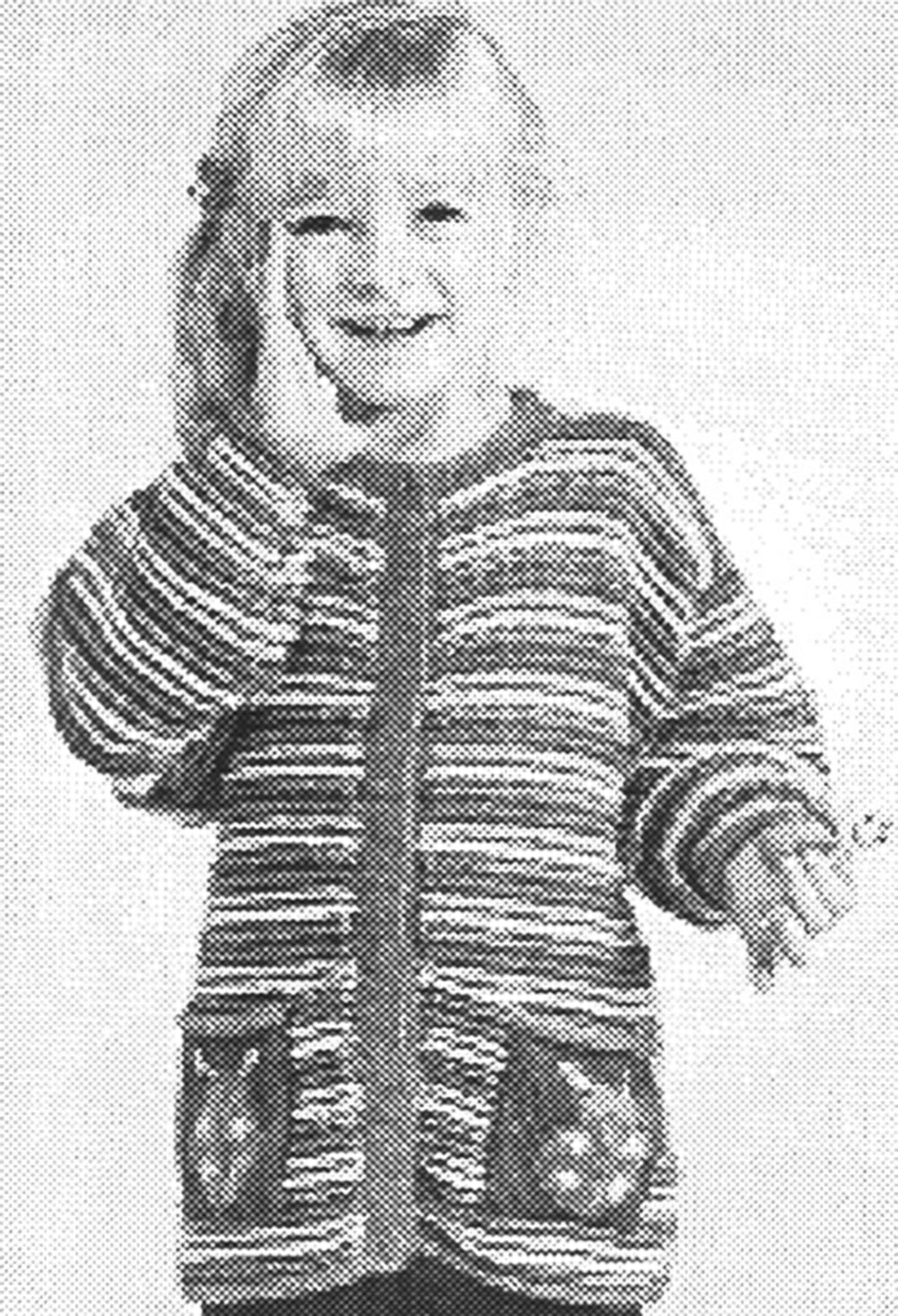 Modèle de cardigan à poche plaquée Brights