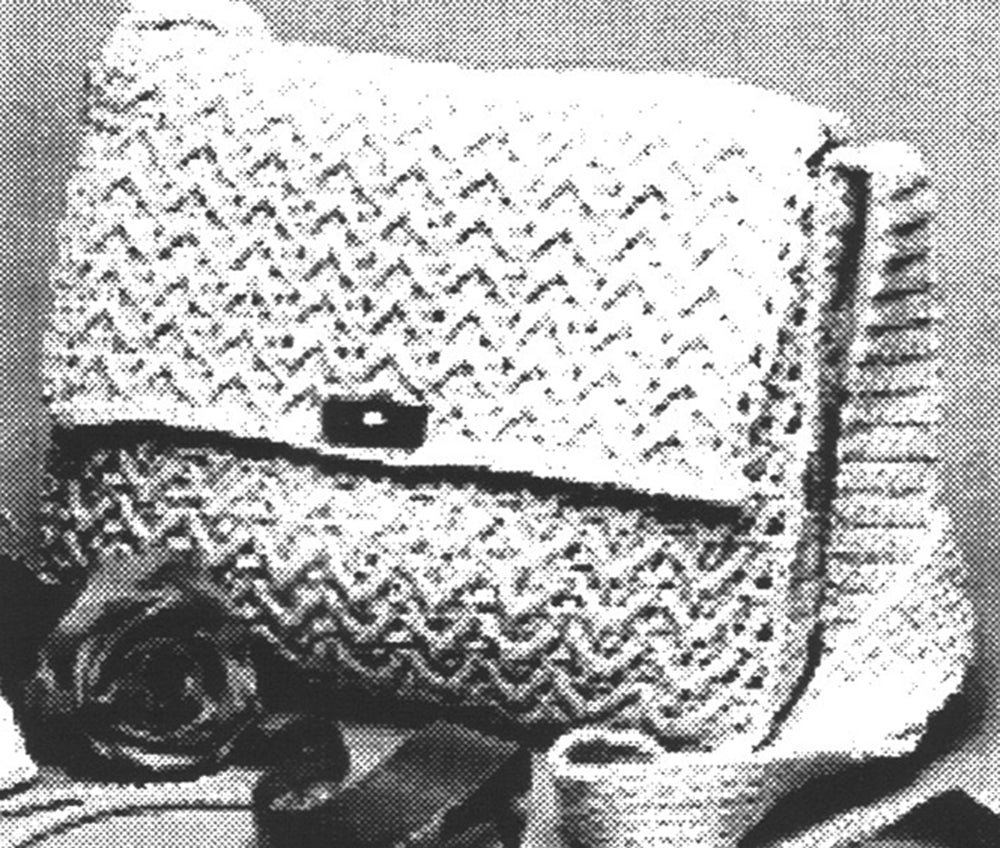 Modèle de sac à main à chevrons