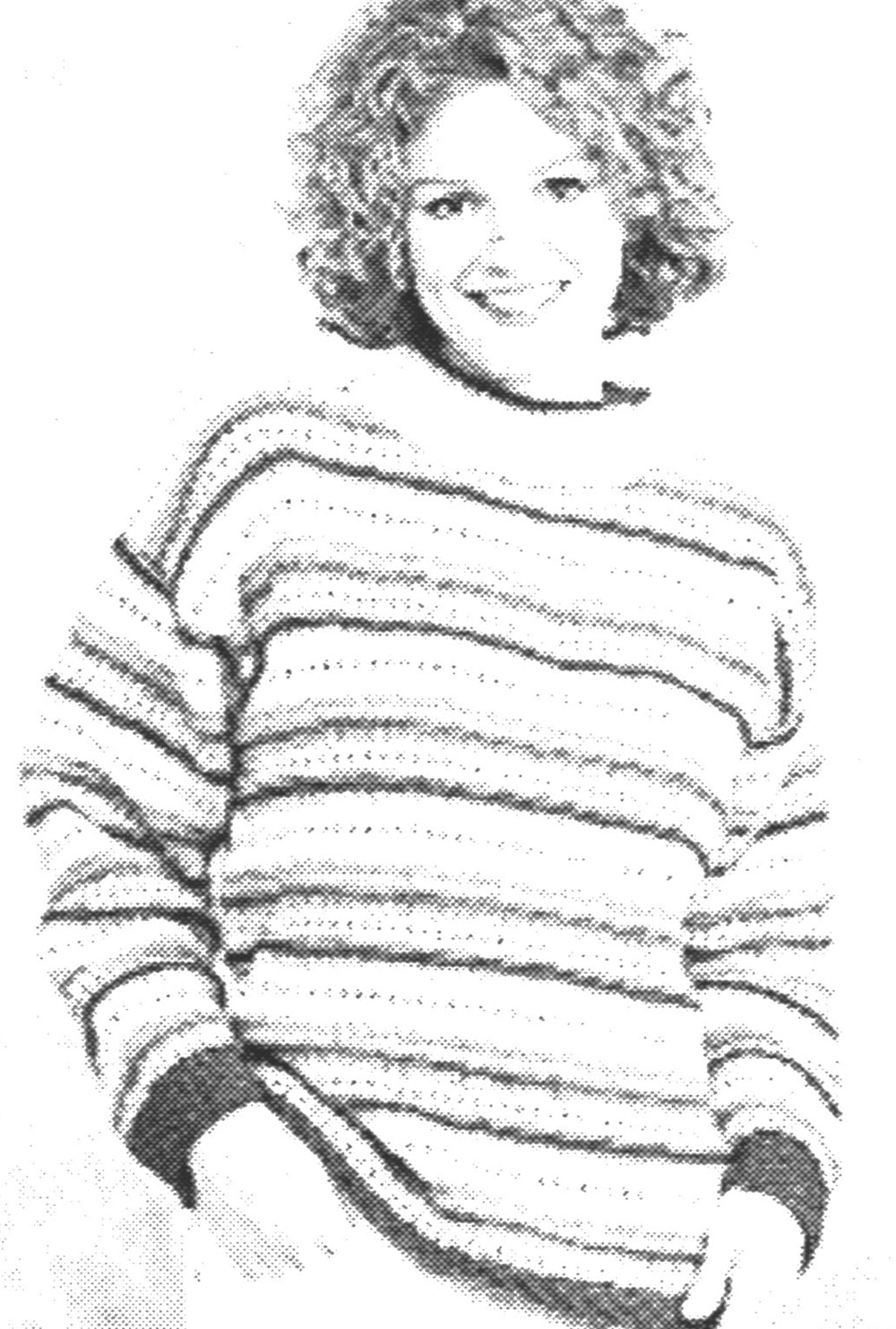 Patrón de jersey multicolor