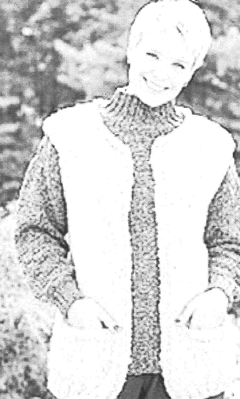 Patrón de chaleco largo y cómodo