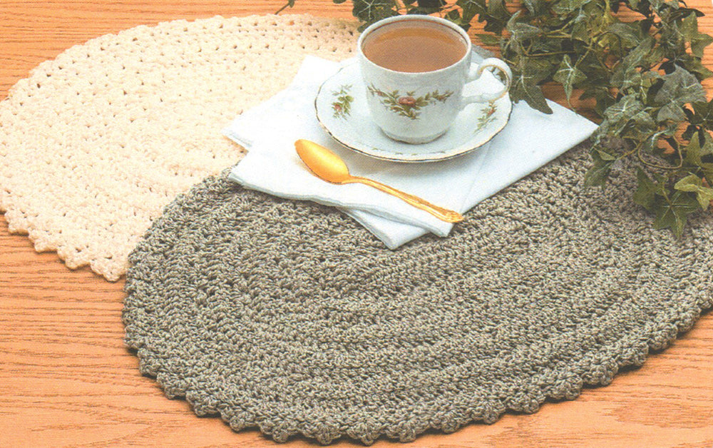 Oval Placemats Pattern Mary Maxim