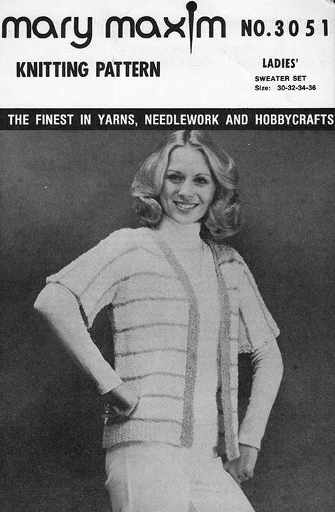 Patrón de conjunto de suéter