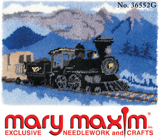 Locomotive Rug Pattern