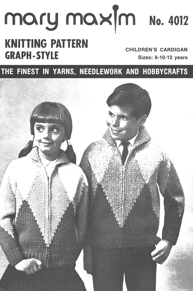 Children's Harlequin Cardigan Pattern