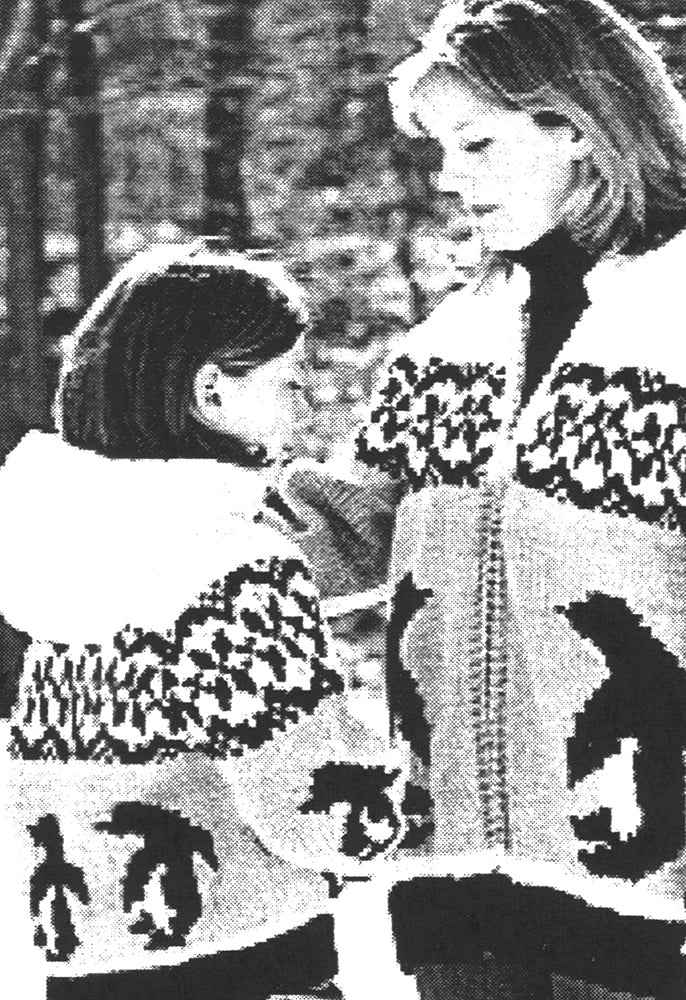 Patrón de chaqueta de pingüino