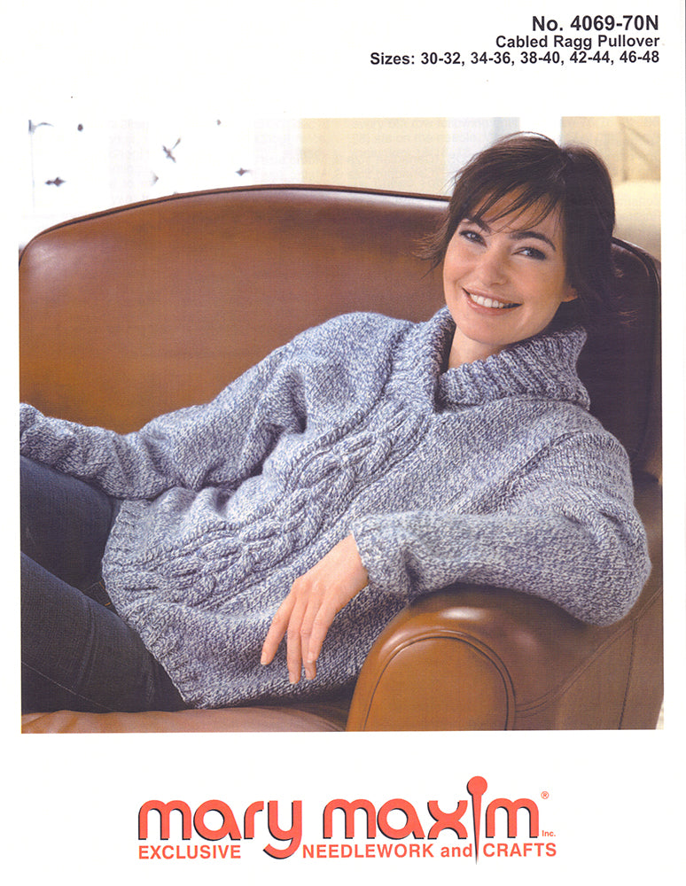 Cabled Ragg Pullover Pattern