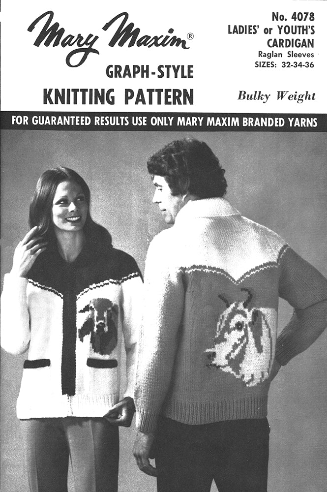 Patrón de cárdigan Brahma o Charolais para mujer o joven