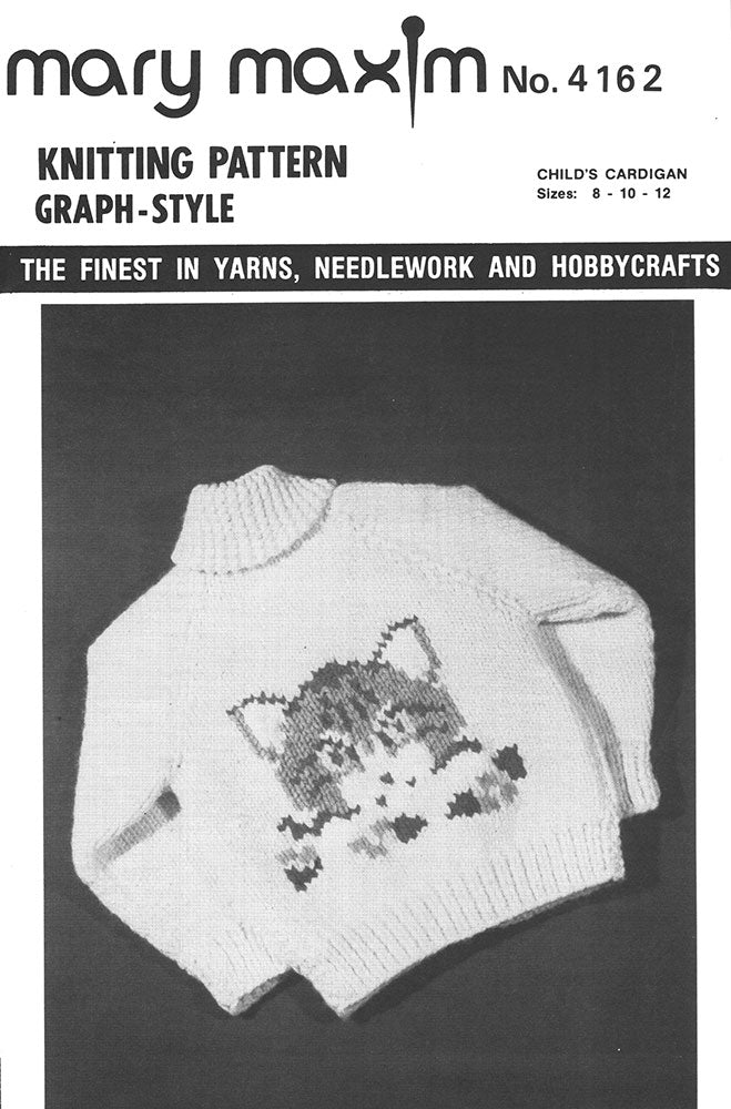 Patrón de cárdigan infantil Kitty