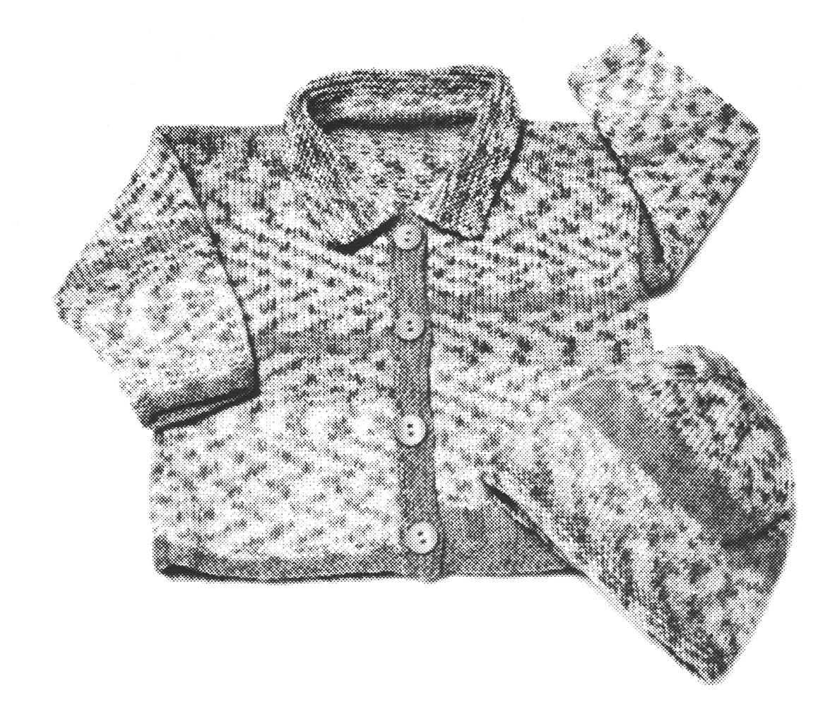 Patrón de cárdigan y sombrero