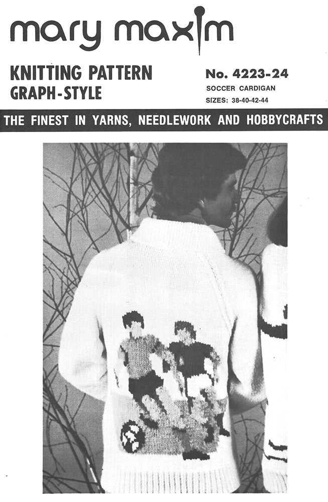 Patrón de cárdigan de fútbol