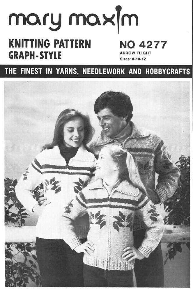 Patrón de suéter de vuelo de flecha