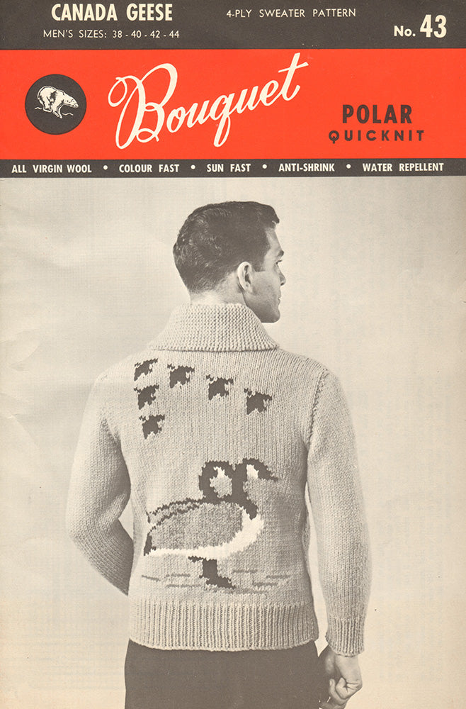 Canada Geese Cardigan Pattern