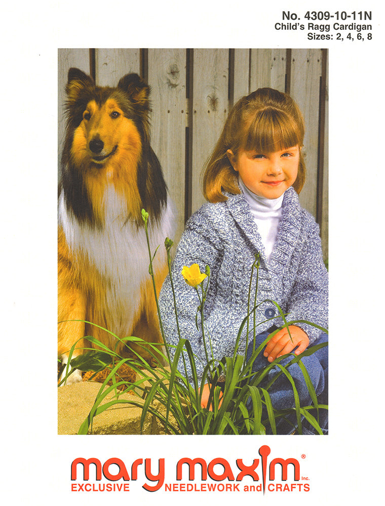 Patrón de cárdigan Ragg para niño