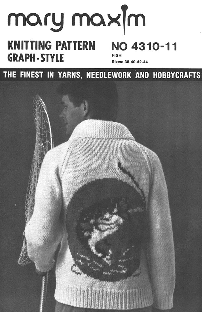 Patrón de cárdigan de pescado