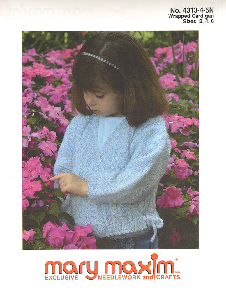 Patrón de cárdigan envuelto