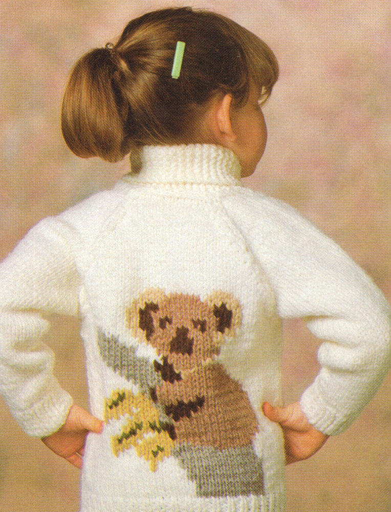 Koala Cardigan - Bulky Sweater Jacket Pattern