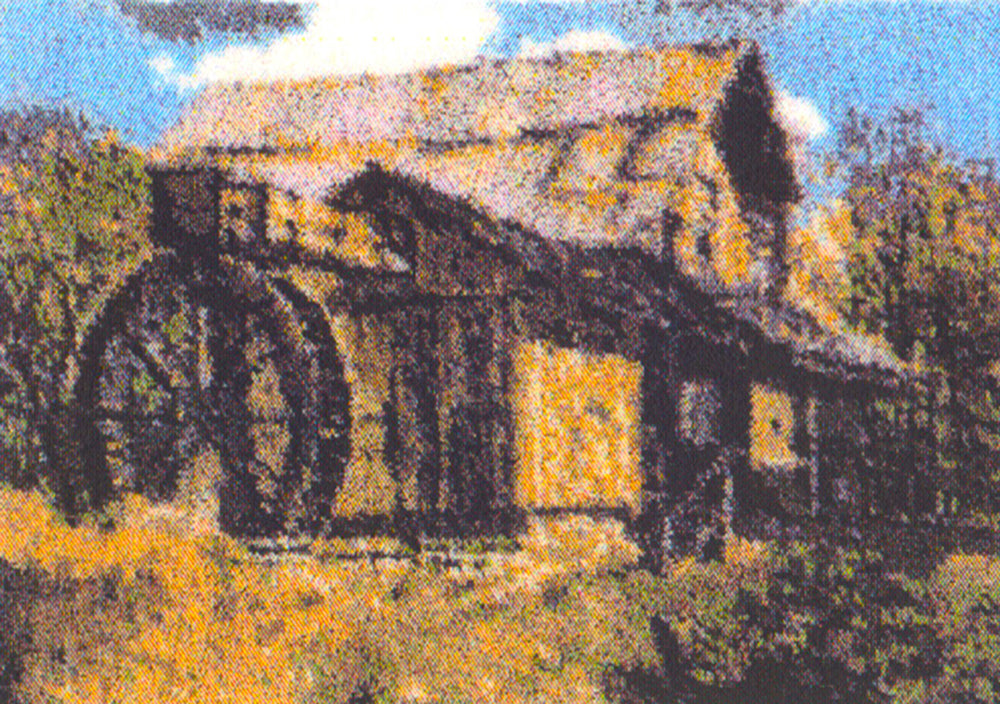 Old Mill Latch Hook Rug Pattern