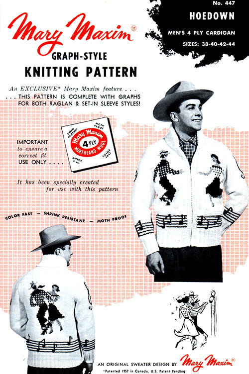 Men's Hoedown Cardigan Pattern
