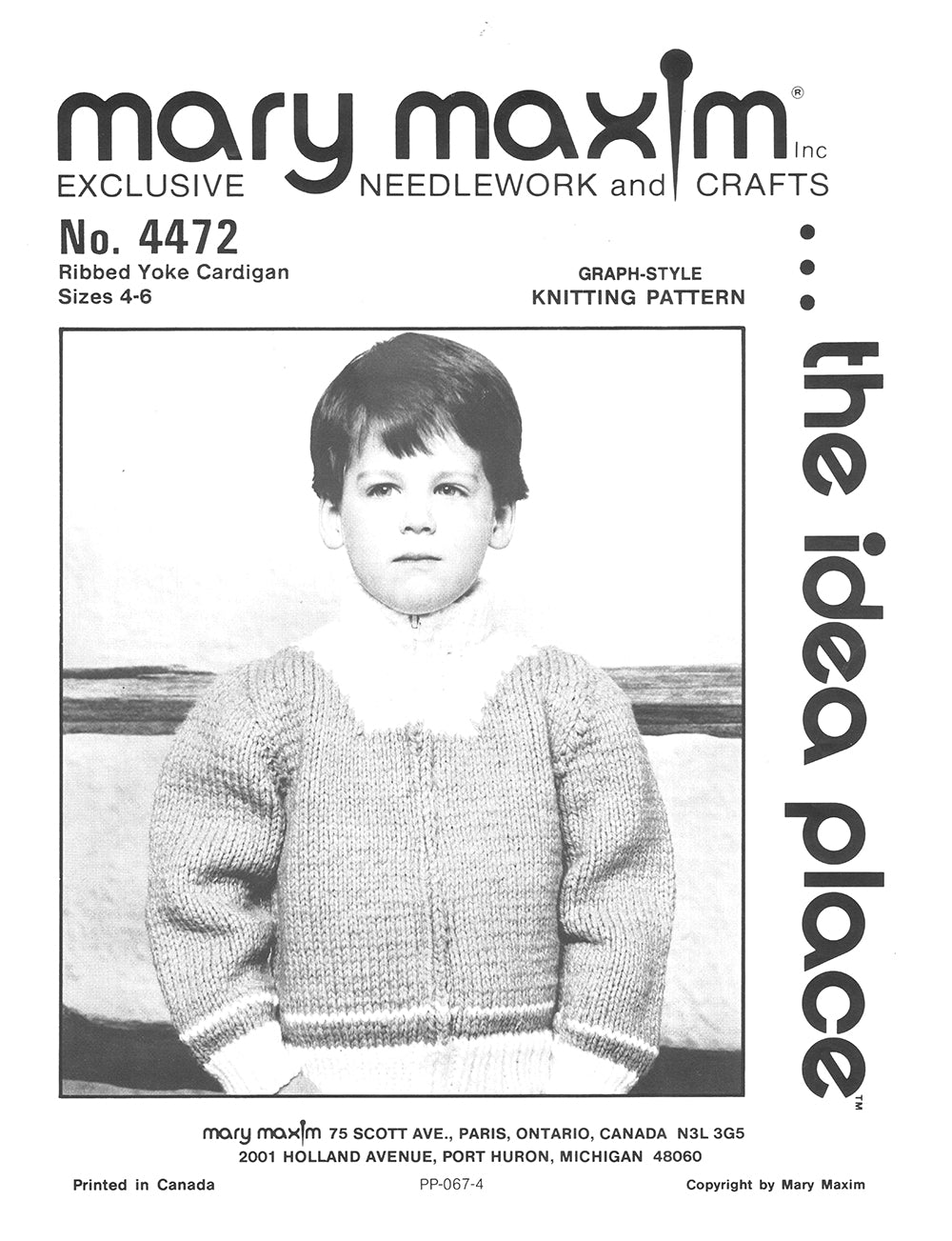 Patrón de cárdigan con canesú acanalado