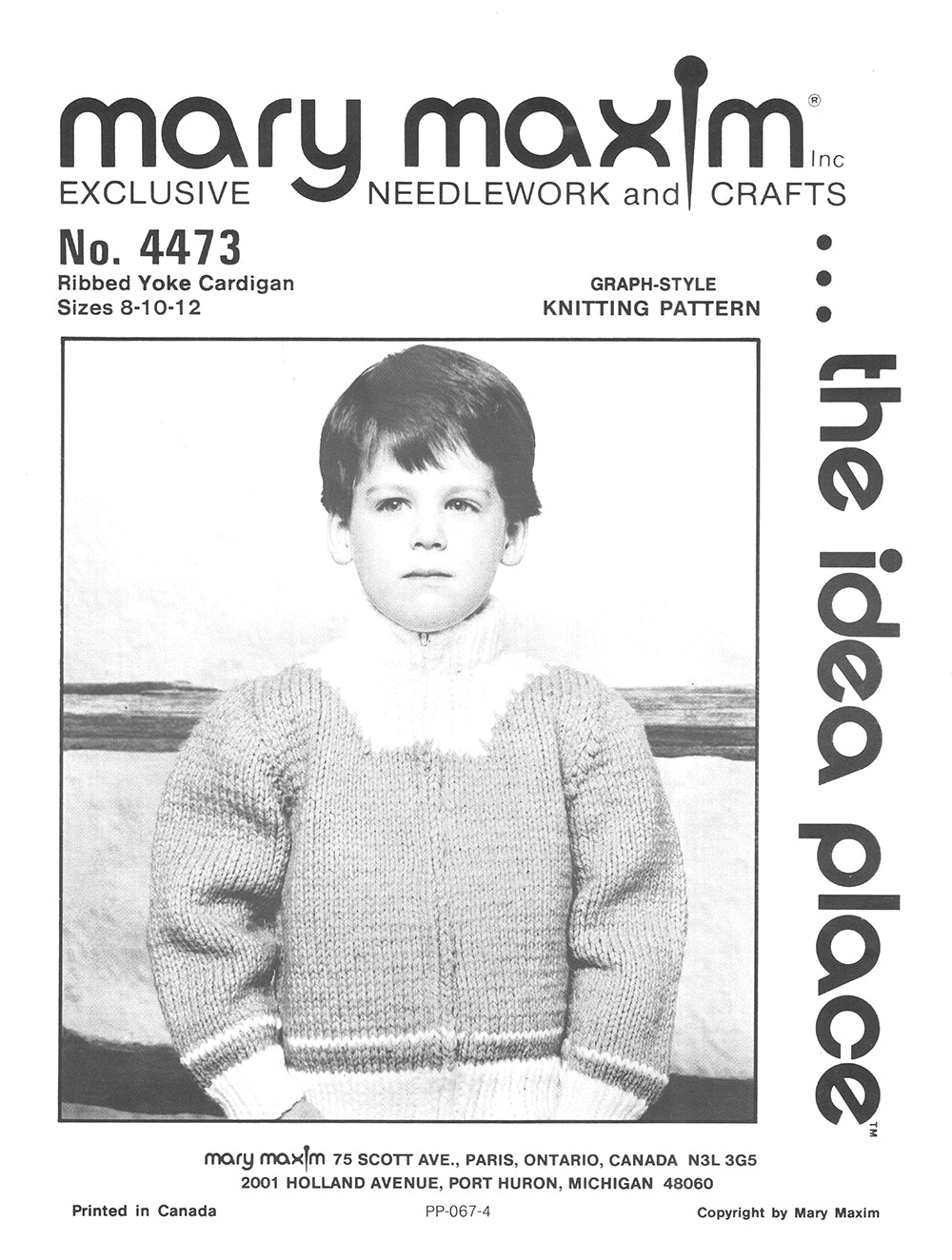 Patrón de cárdigan con canesú acanalado