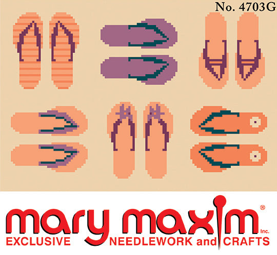 Patrón de alfombra de chanclas