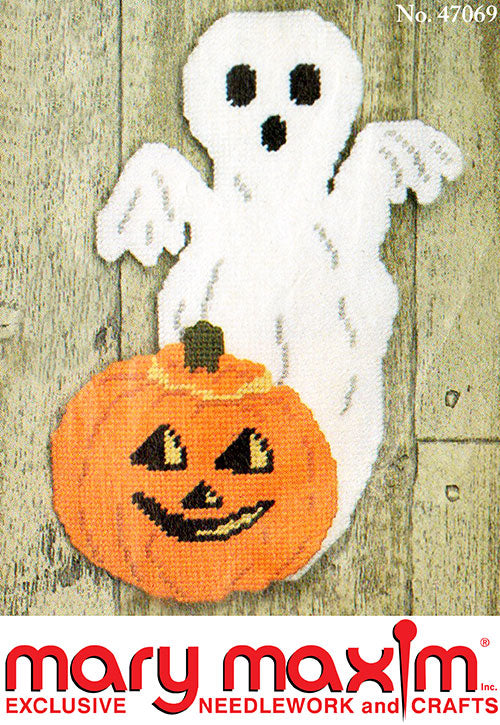 Ghost with Pumpkin Pattern