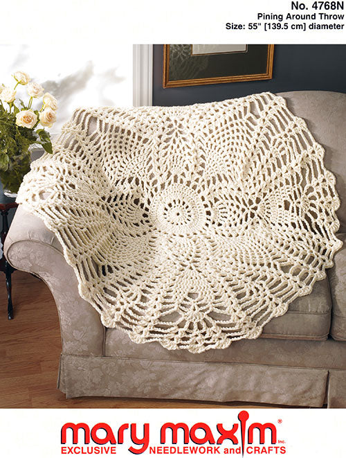 Pining Around Throw Pattern