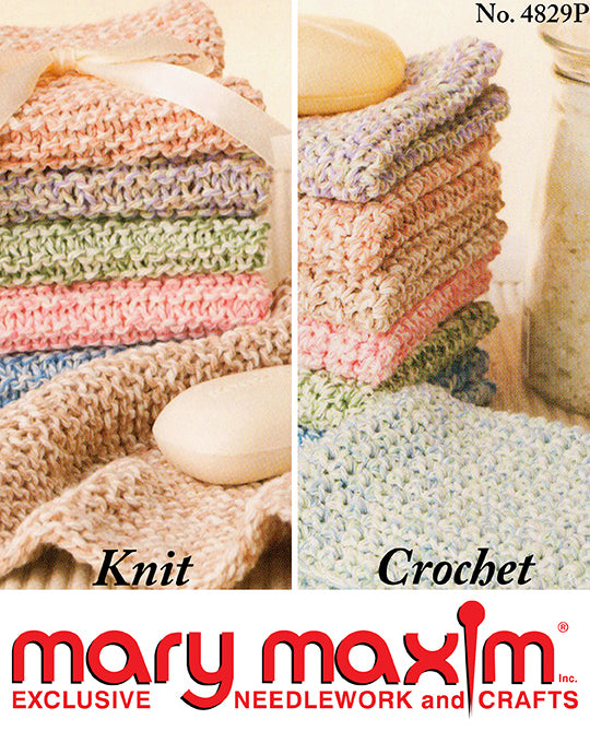 Twisted Washcloths Pattern
