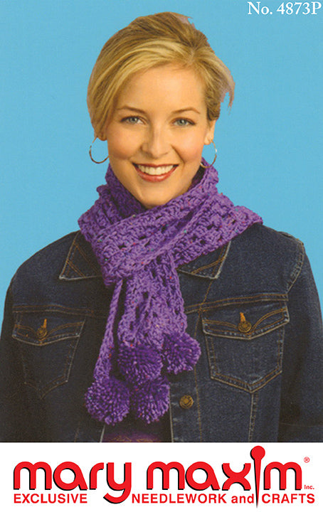 Pompom Scarf Pattern