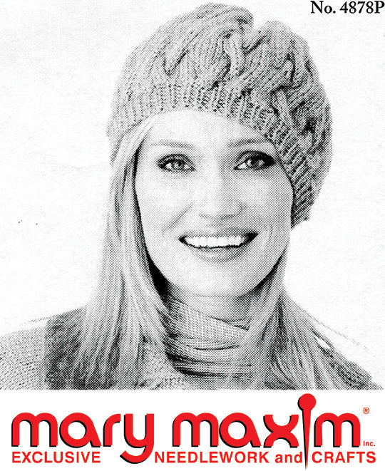 Cabled Slouchy Hat Pattern