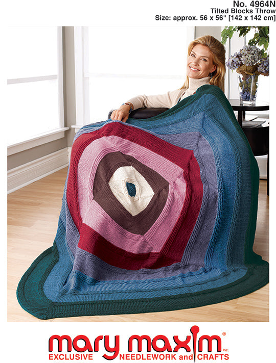 Tilted Blocks Throw Pattern