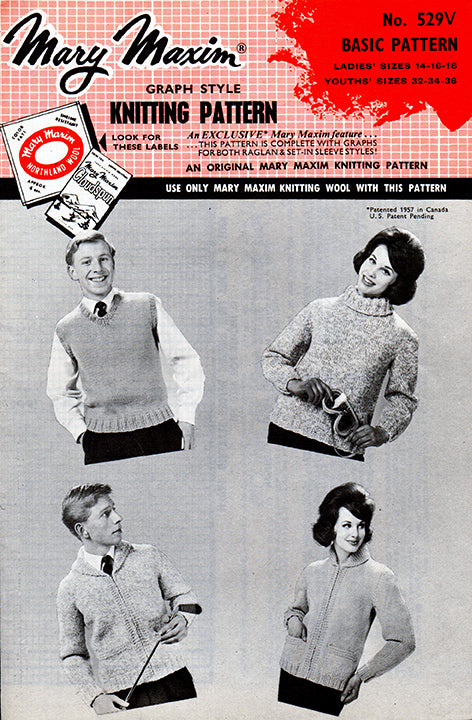 Women/Youth Basic Sweater Pattern