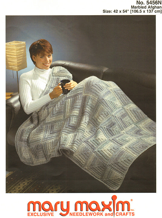 Motif afghan marbré