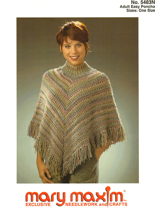 Adult Easy Poncho Pattern