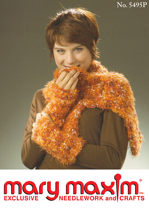 Patrón de bufanda y muñequeras