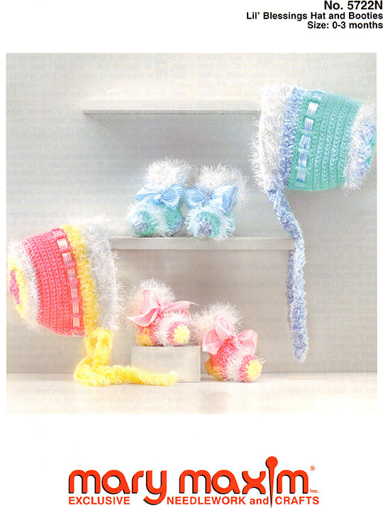 Lil' Blessings Hat and Booties Pattern