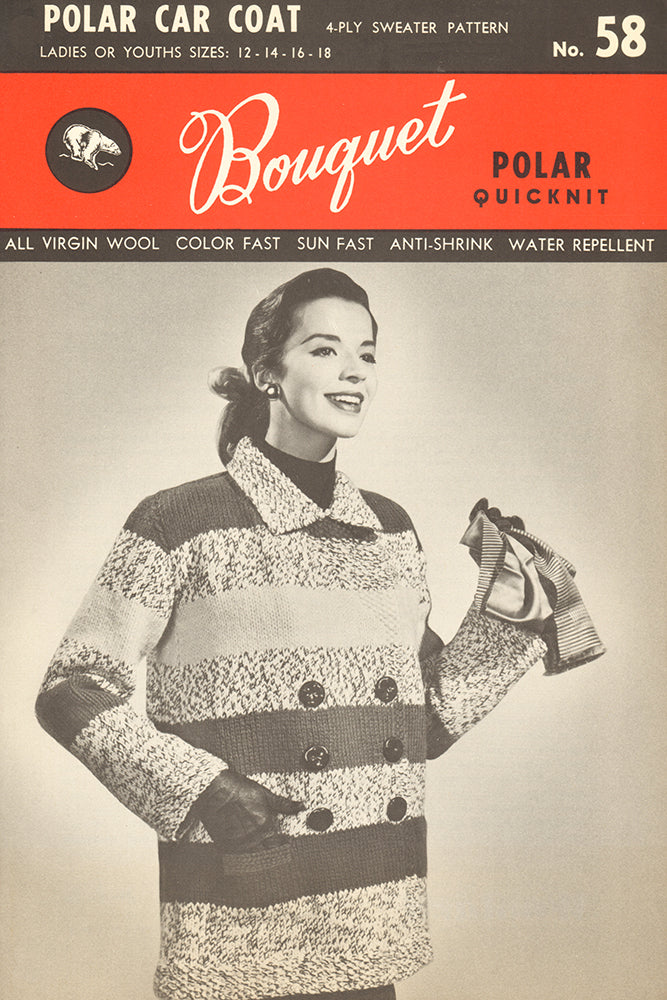 Polar Car Coat Pattern