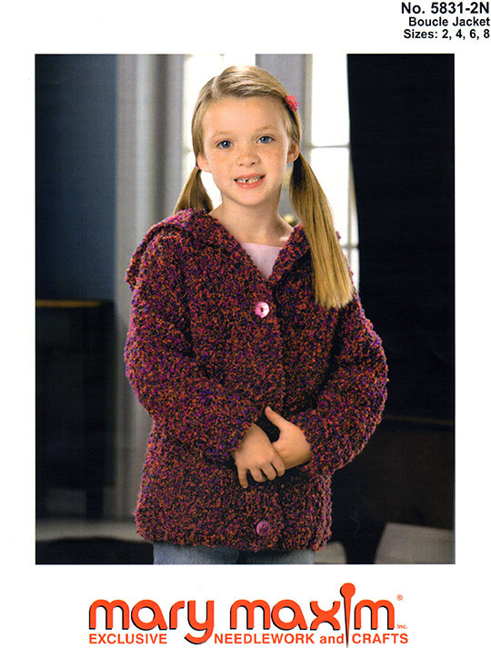 Modèle de veste bouclée