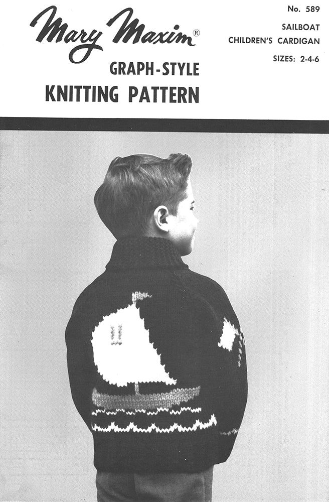 Children's Sailboat Cardigan Pattern