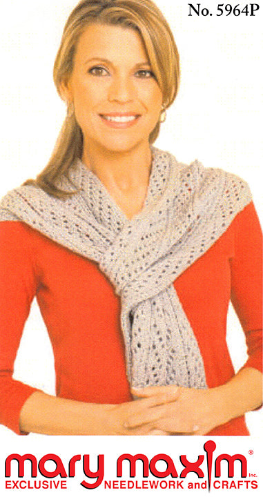 Patrón de chal brillante