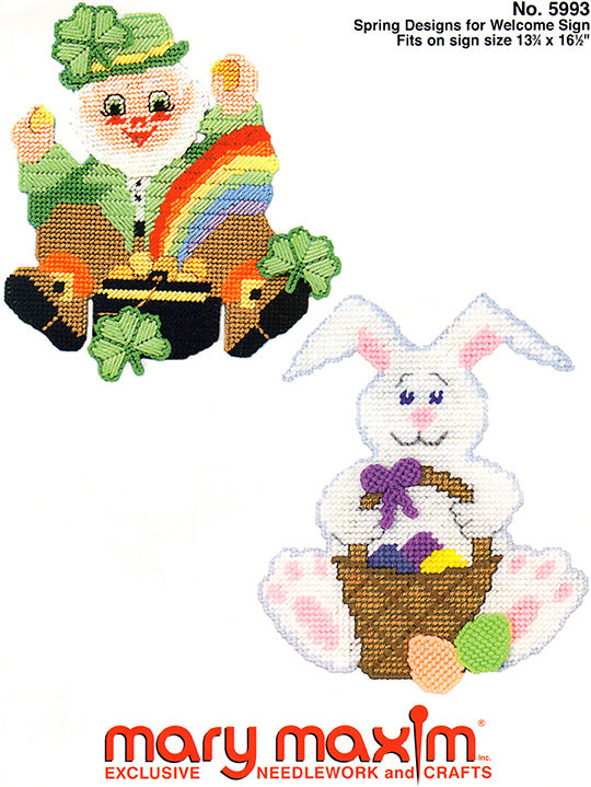 Diseños de primavera para el patrón de letrero de bienvenida