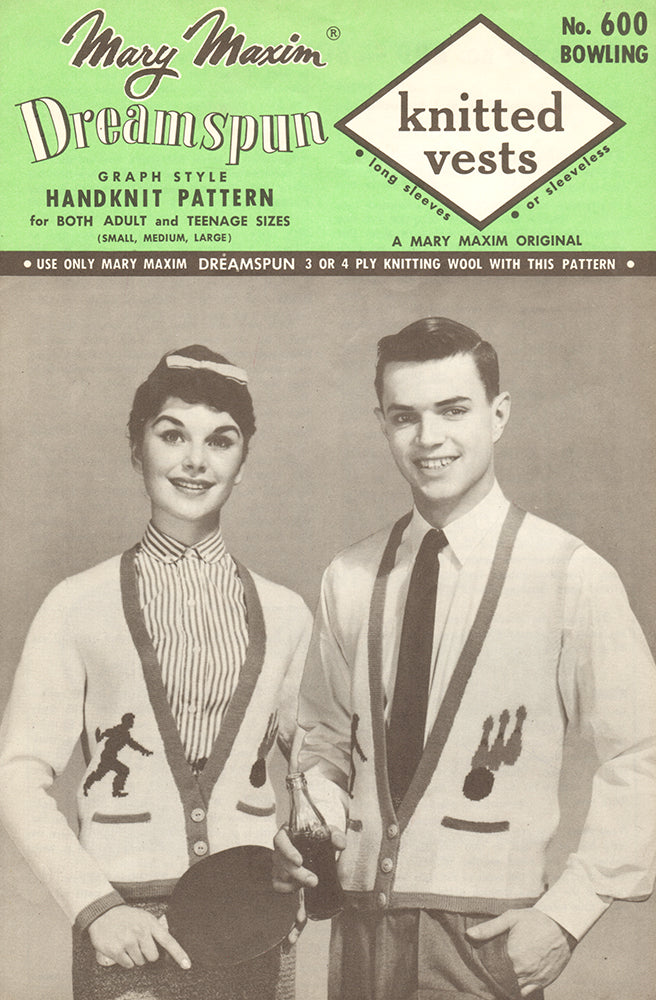 Kitted Bowling Vest Pattern