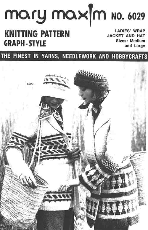 Ladies' Wrap Jacket & Hat Pattern