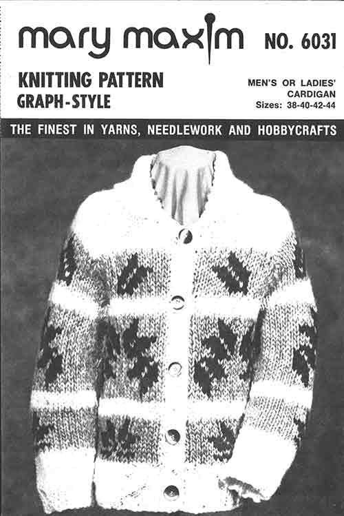 Men's or Ladies' Cardigan Pattern