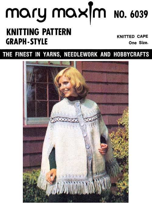 Knitted Cape Pattern