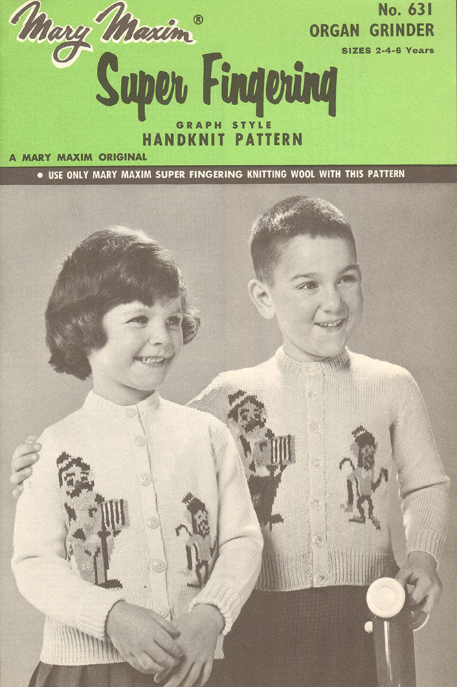 Organ Grinder Cardigan Pattern