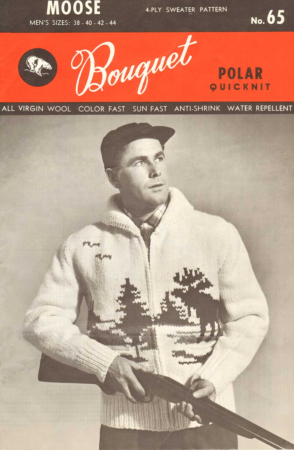 Men's Polar Moose Sweater Pattern