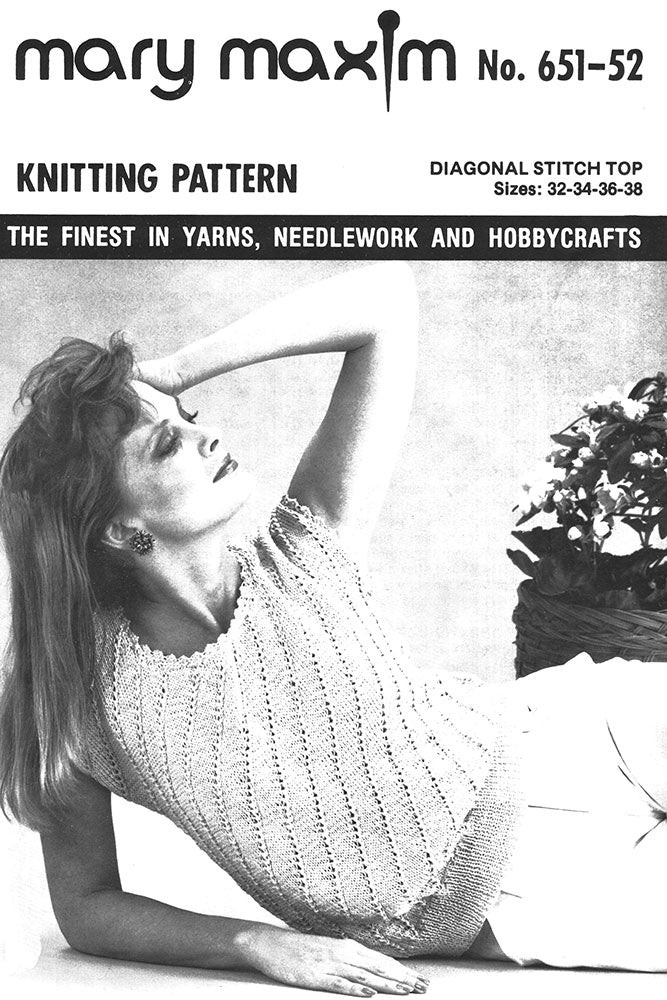 Patrón superior de puntada diagonal