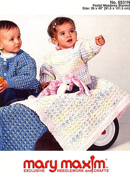 Pastel Meadows Blanket Pattern